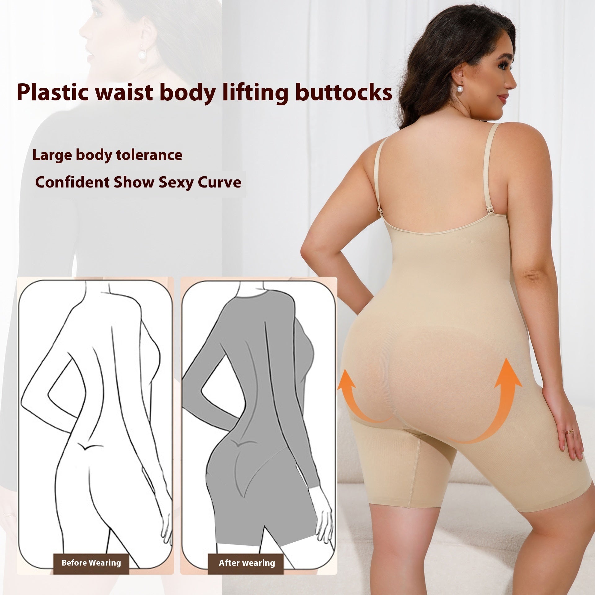 Shapewear With Integrated Hip Circumference