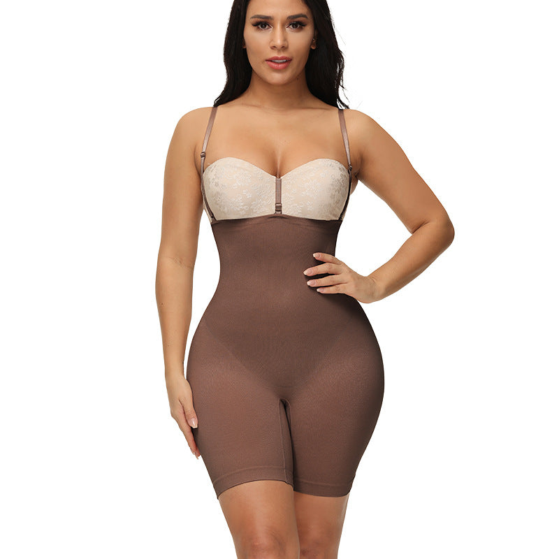 No Trace European And American Cross-border Sling One-piece Shapewear Without