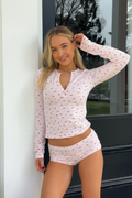 Blush Bow Lounge Set