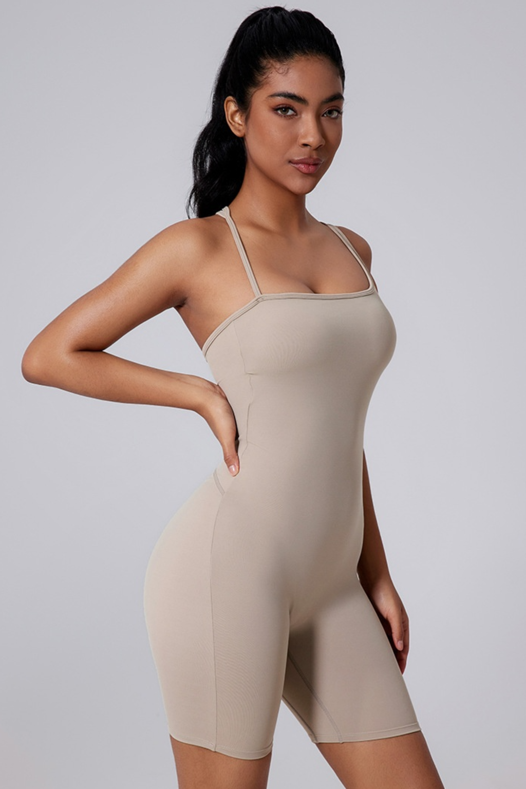 Asymmetry Back Yoga Jumpsuit