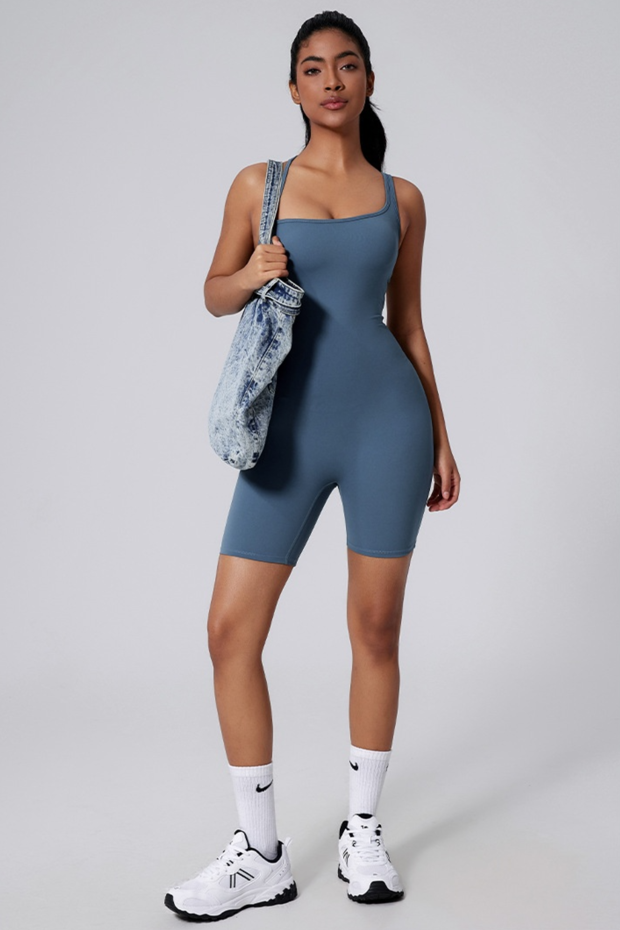 Asymmetry Back Yoga Jumpsuit