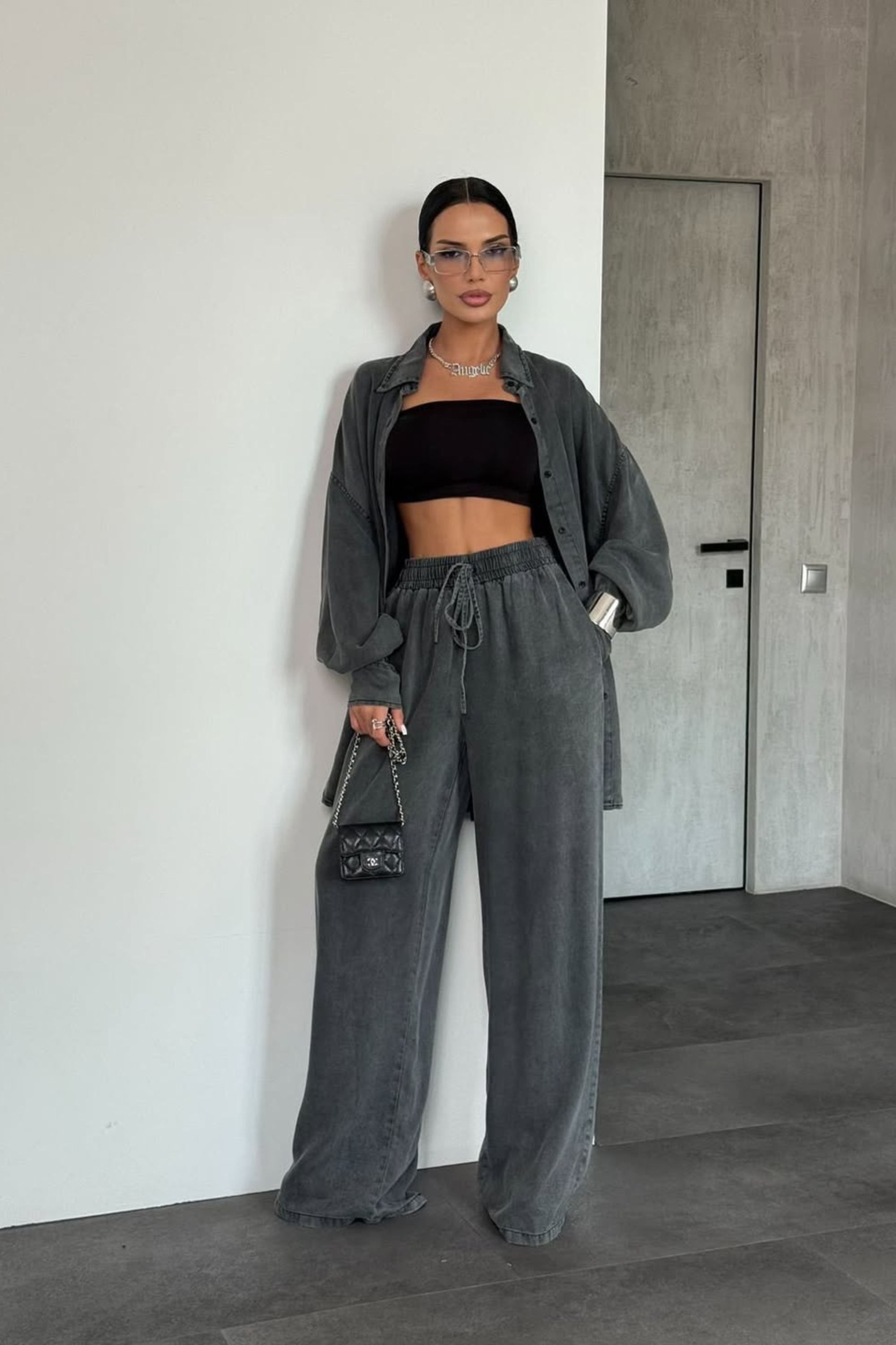 Urban Denim Relaxed Set