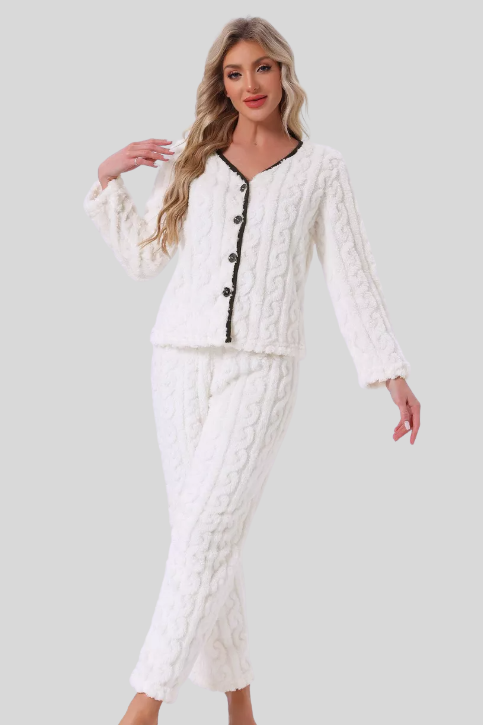 Cable Knit Lounge Set