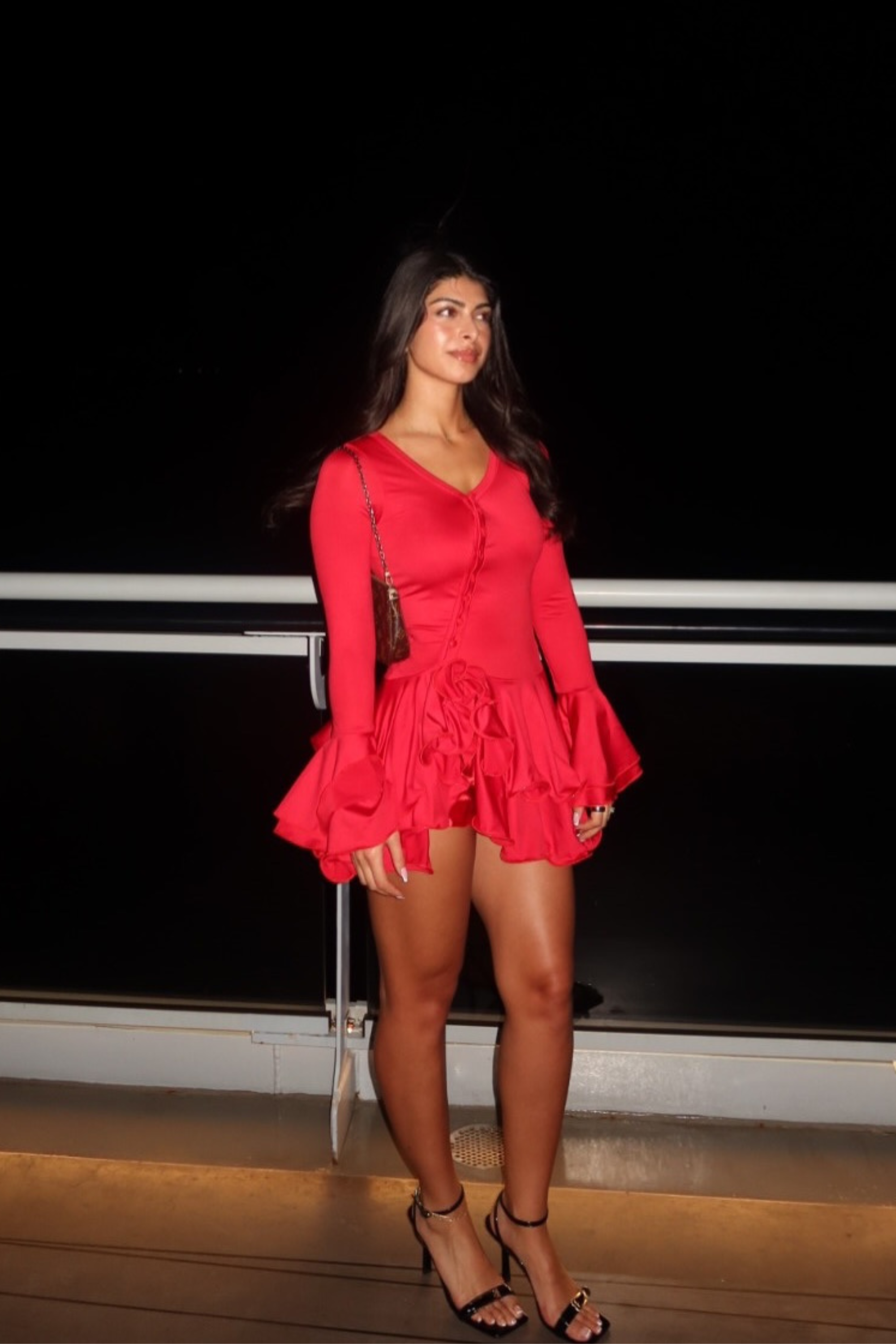 Ruffle Charm Mini Dress