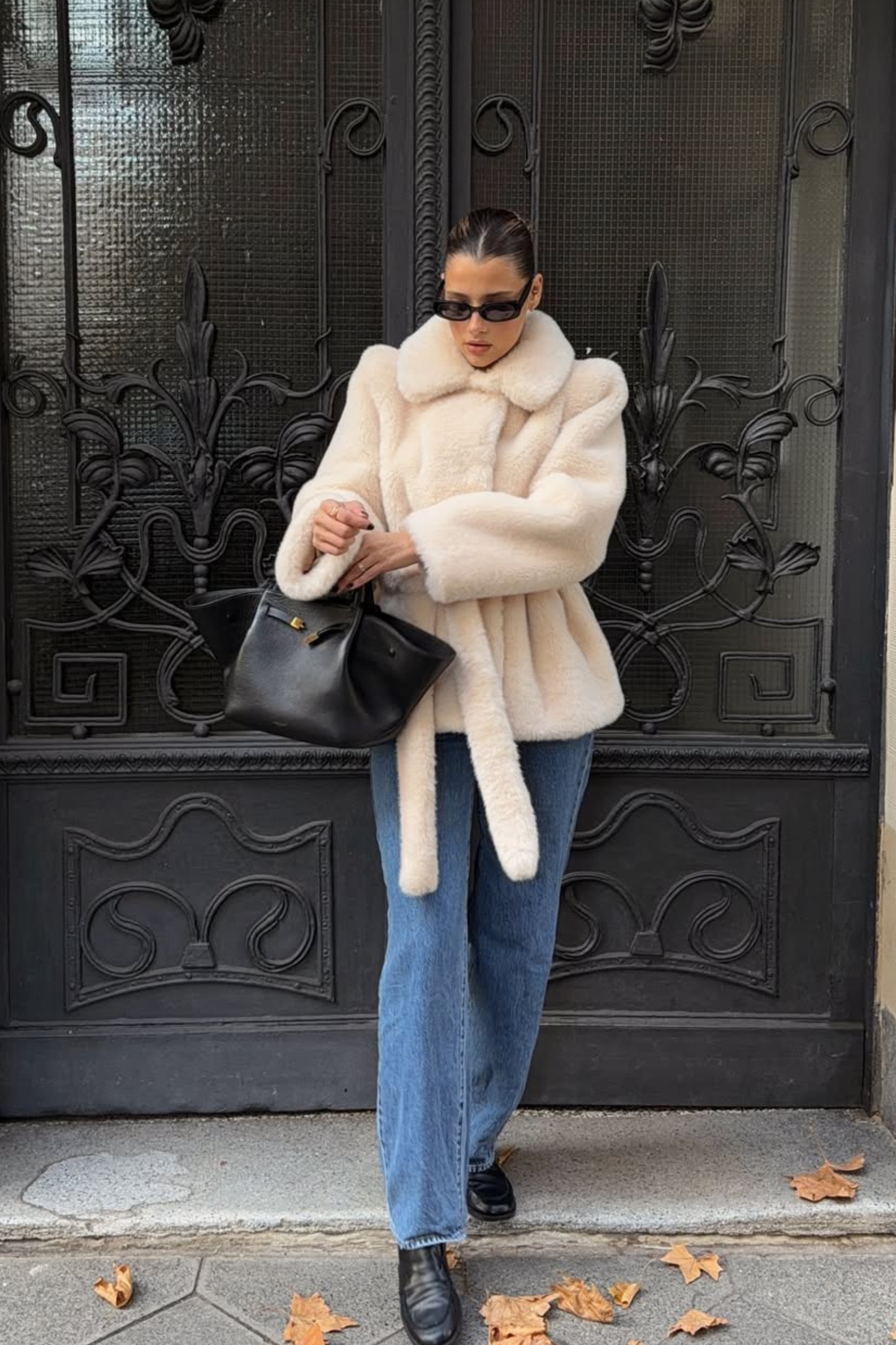 Elegant Faux Fur Coat