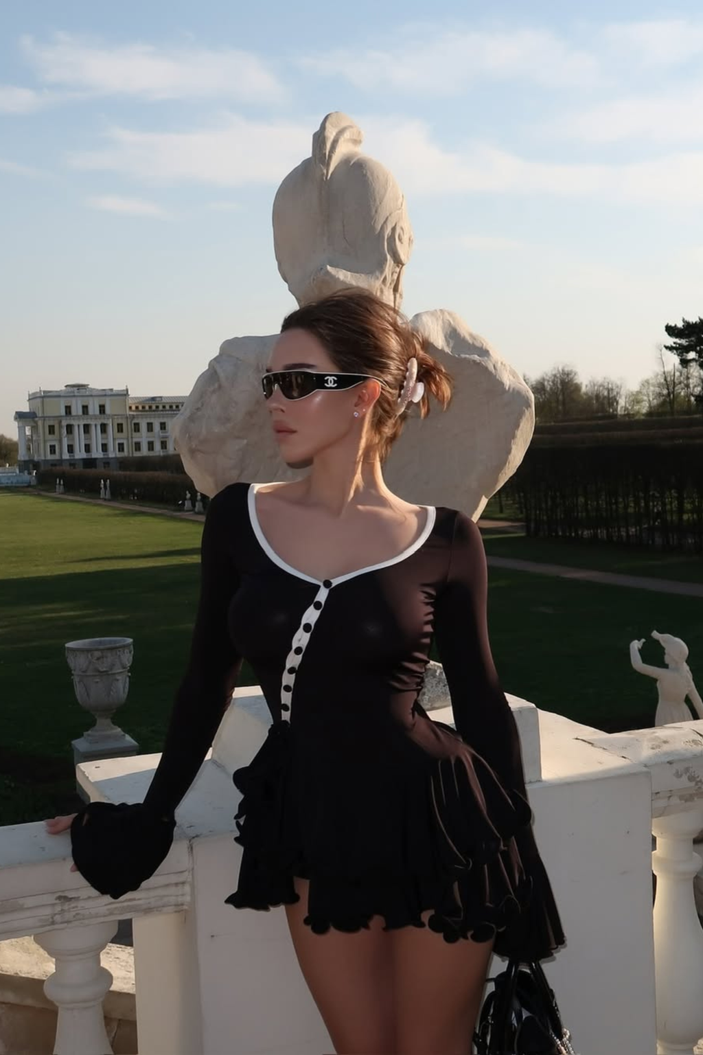 Ruffle Charm Mini Dress