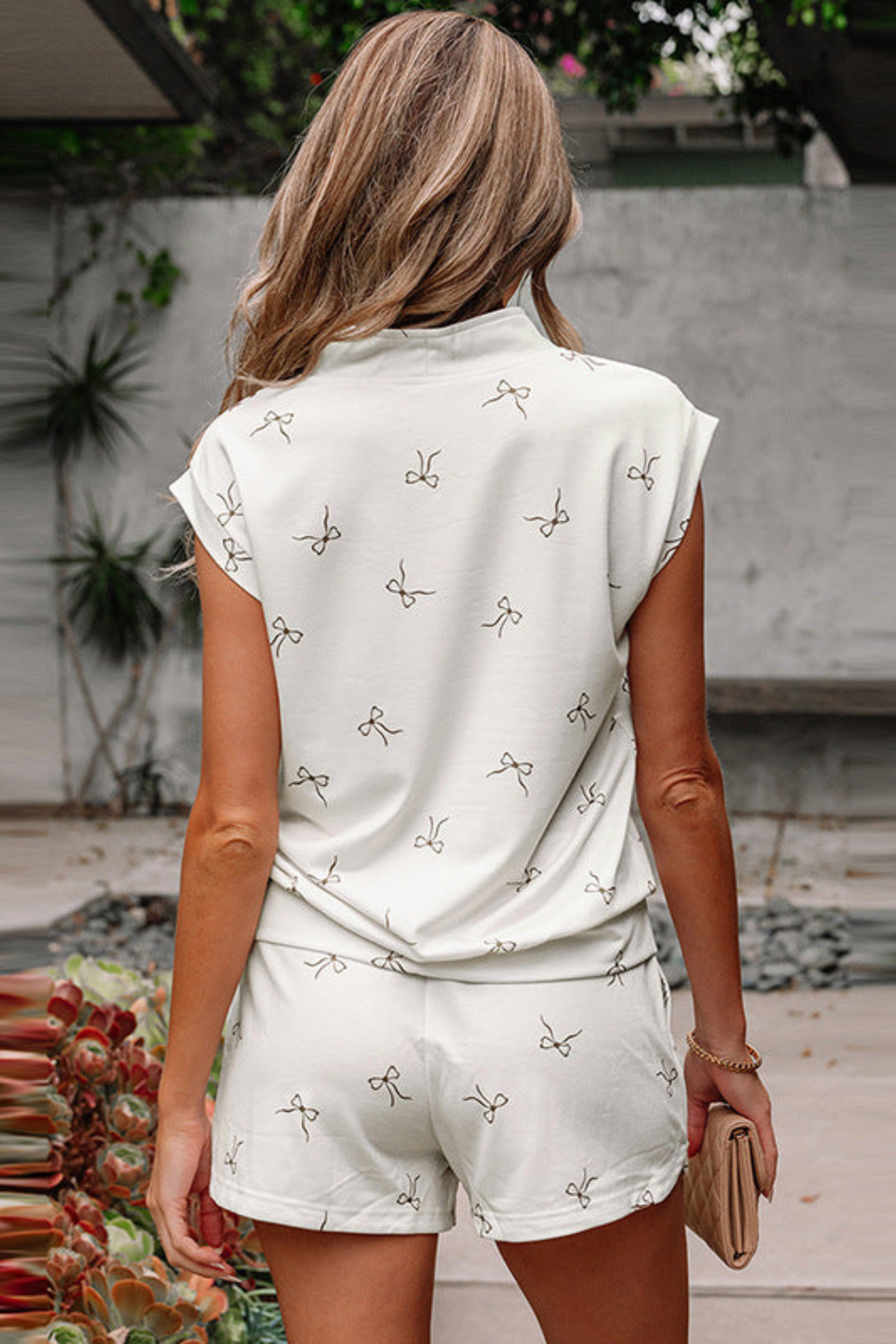 Half Zipper Casual Set