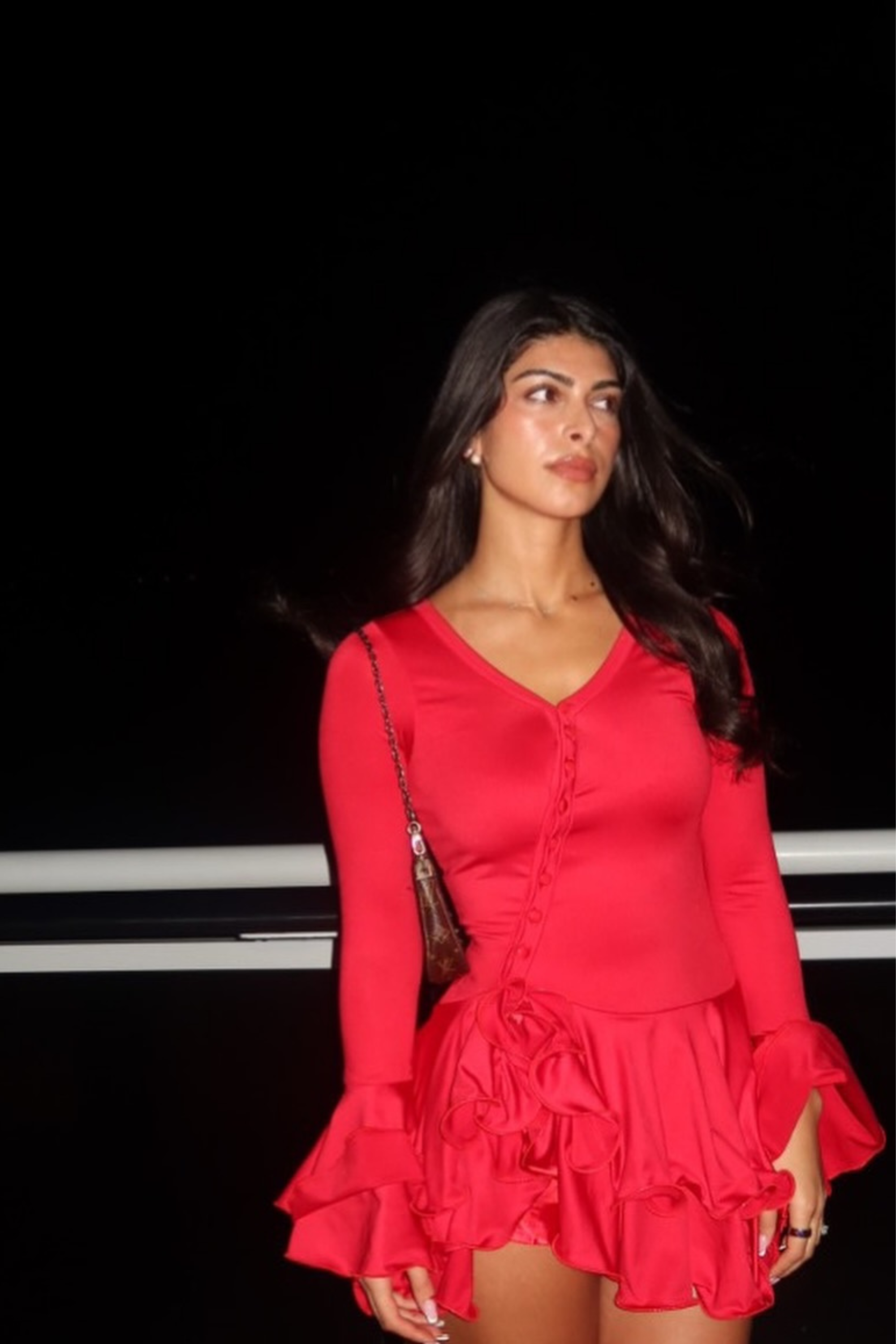 Ruffle Charm Mini Dress