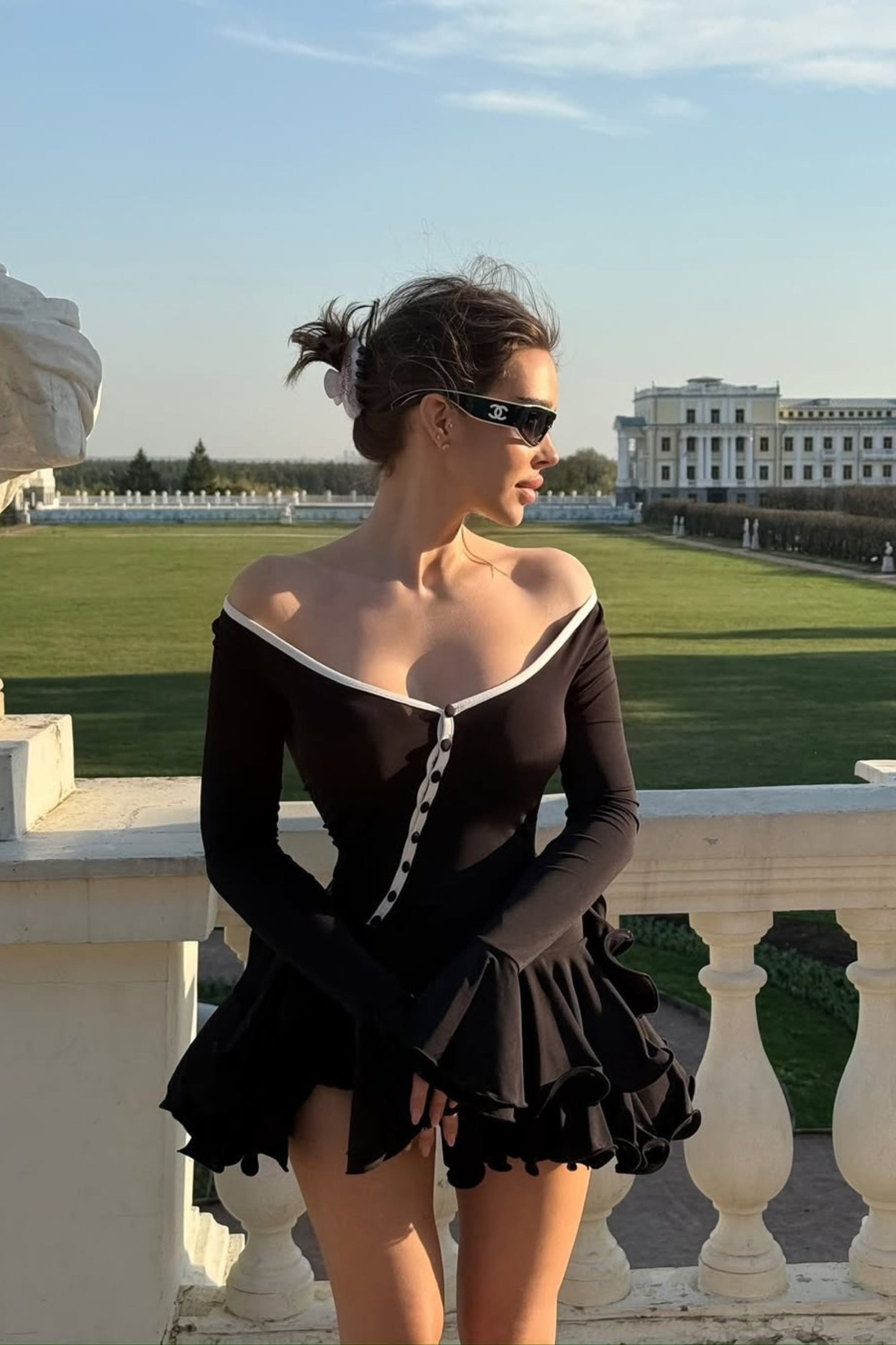 Ruffle Charm Mini Dress