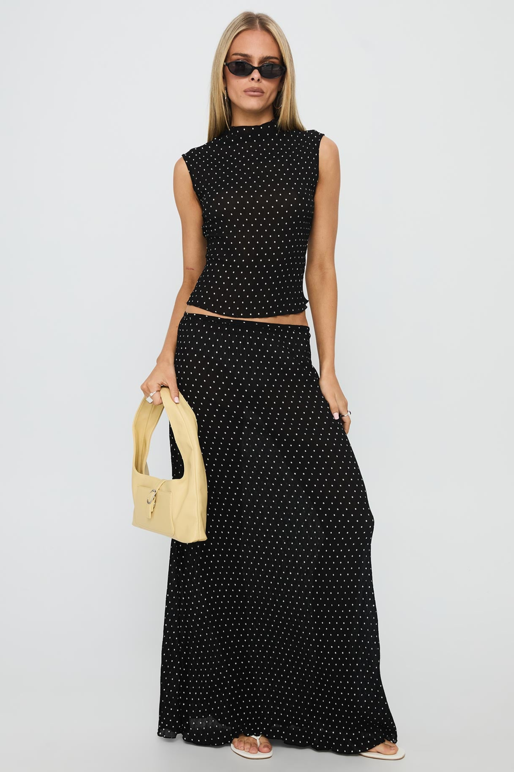 Polka Charm Skirt Set