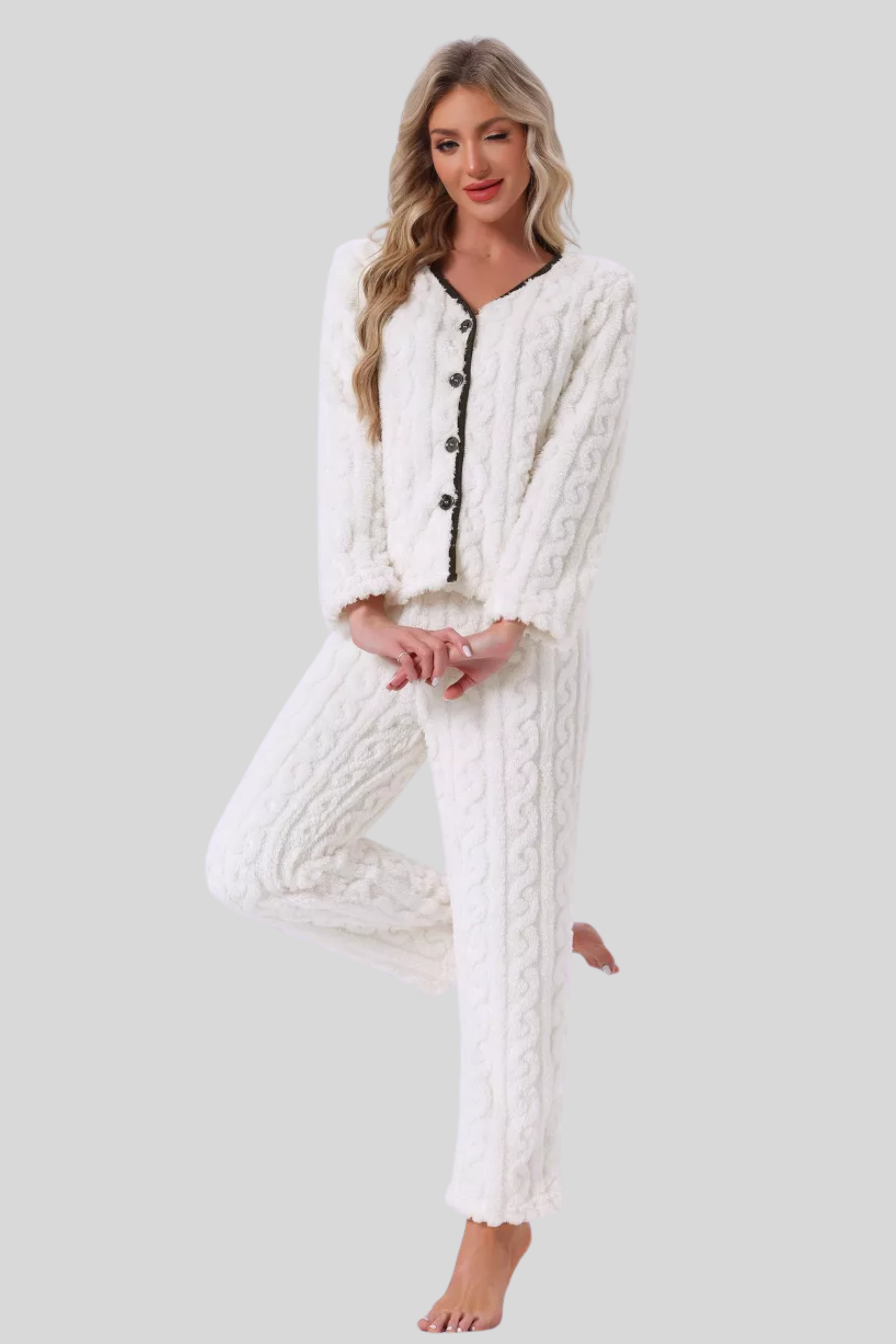 Cable Knit Lounge Set