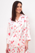 Blush Hearts Satin Pajama Set