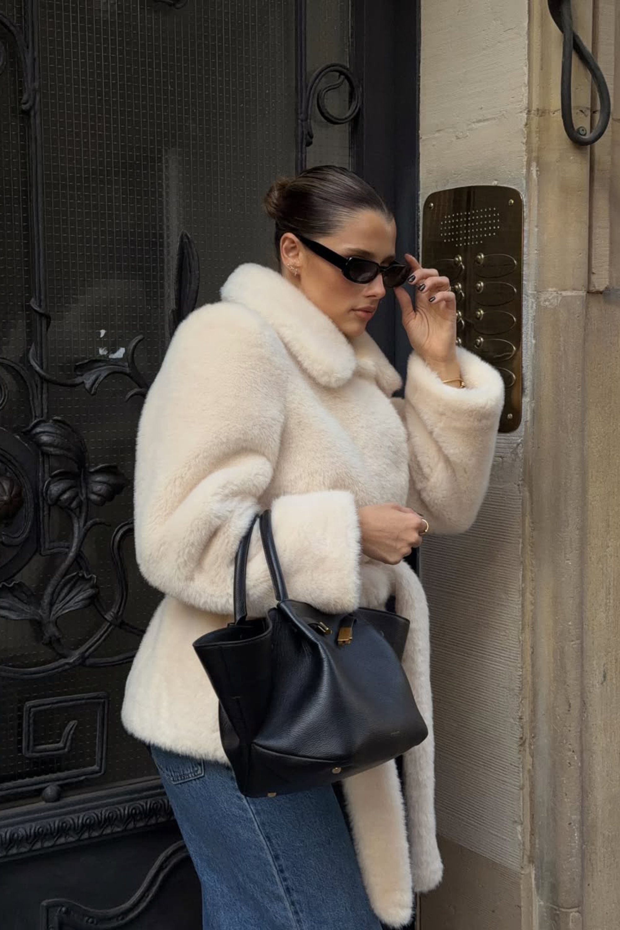 Elegant Faux Fur Coat