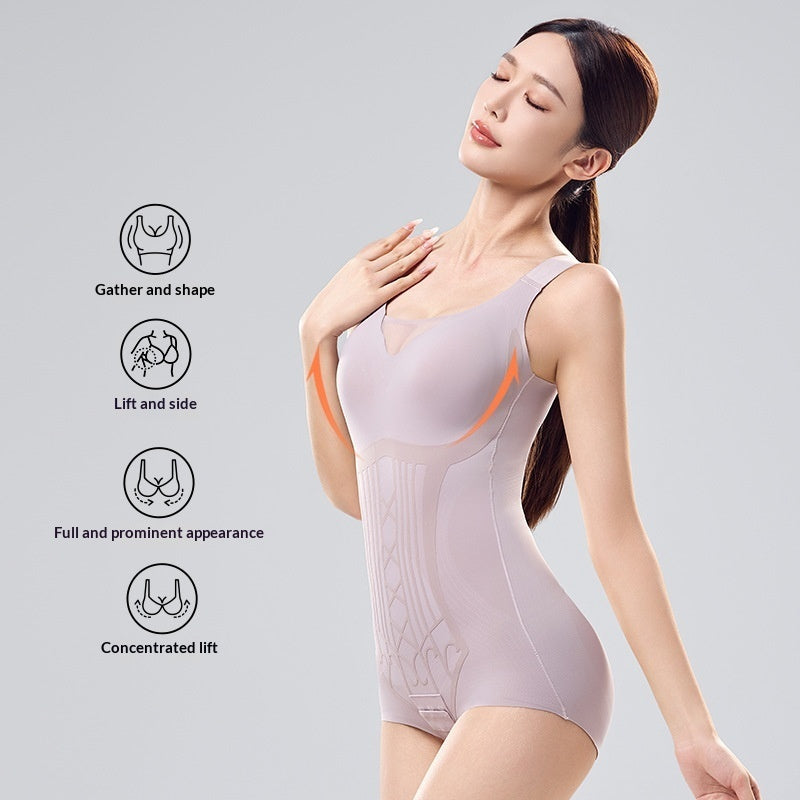 Seamless Push-up Bodysuit Thickened One-piece Shapewear