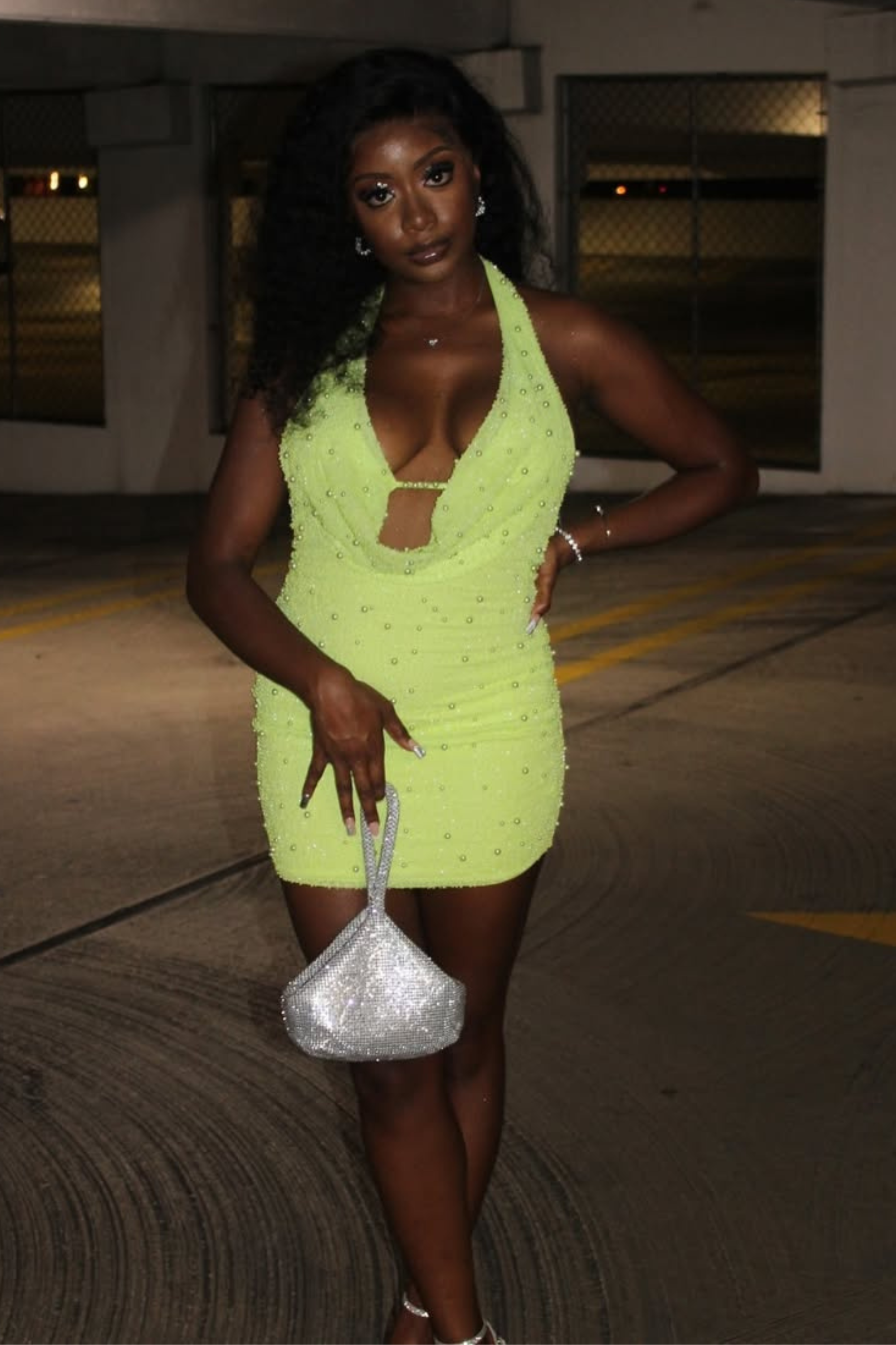 Beaded Bodycon Dress