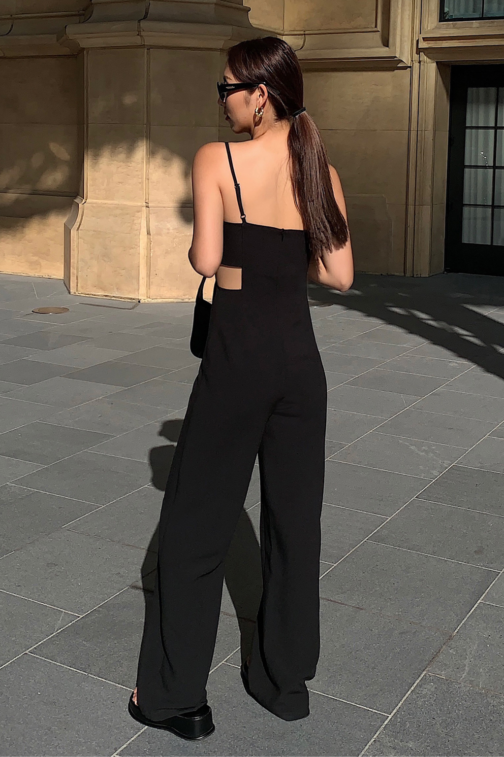 Black Cut Out Jumpsuit