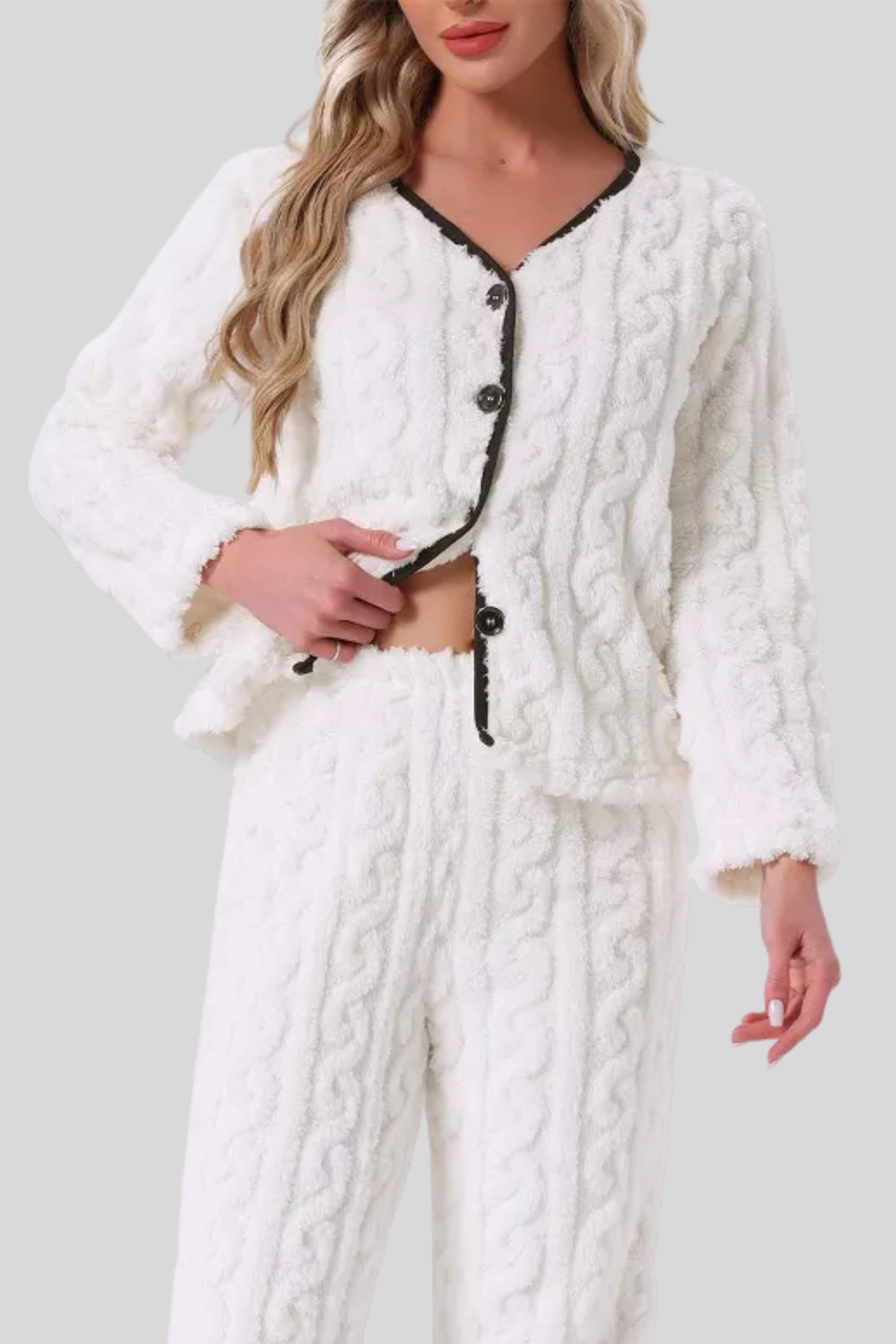 Cable Knit Lounge Set