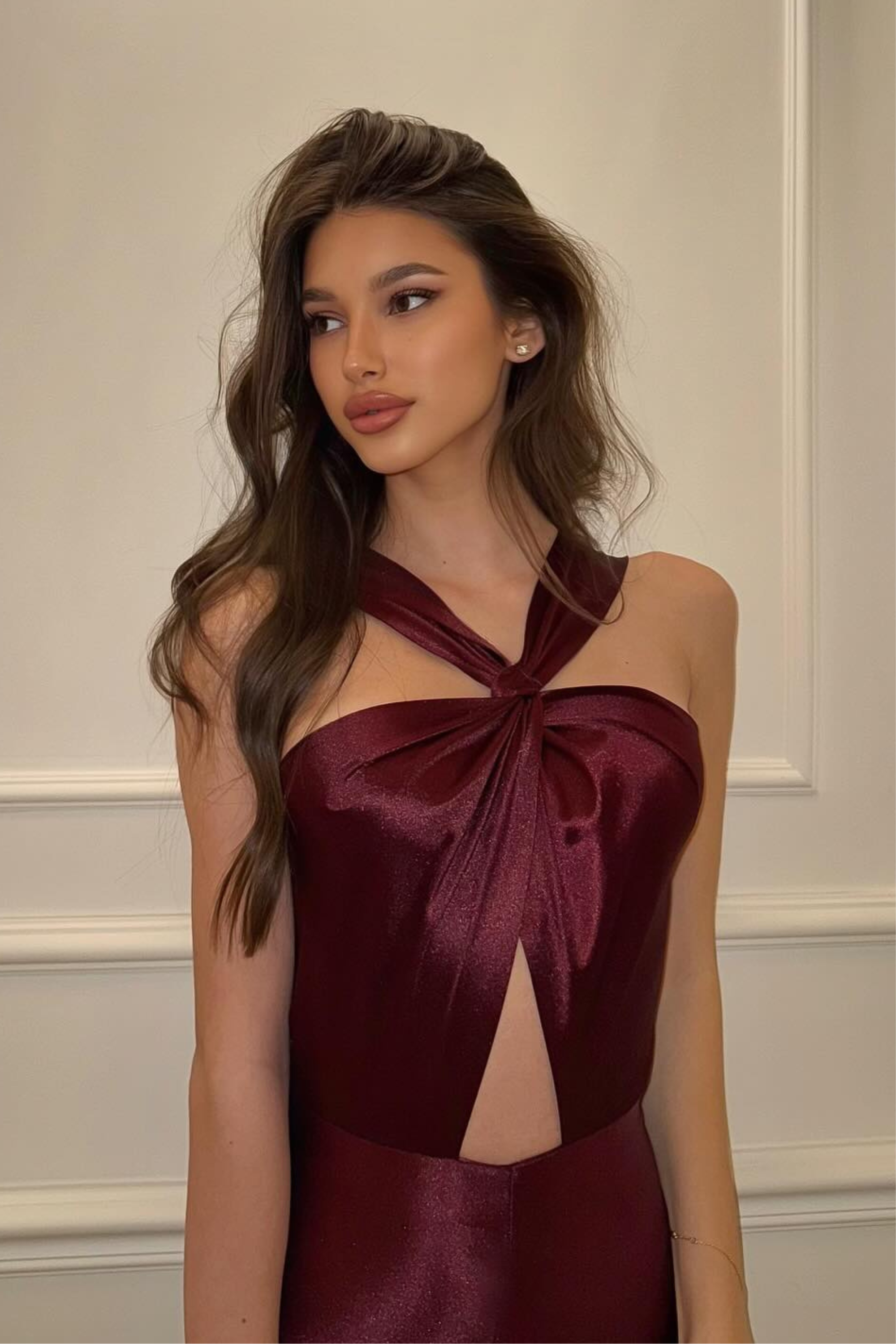 Plum Halter Jumpsuit