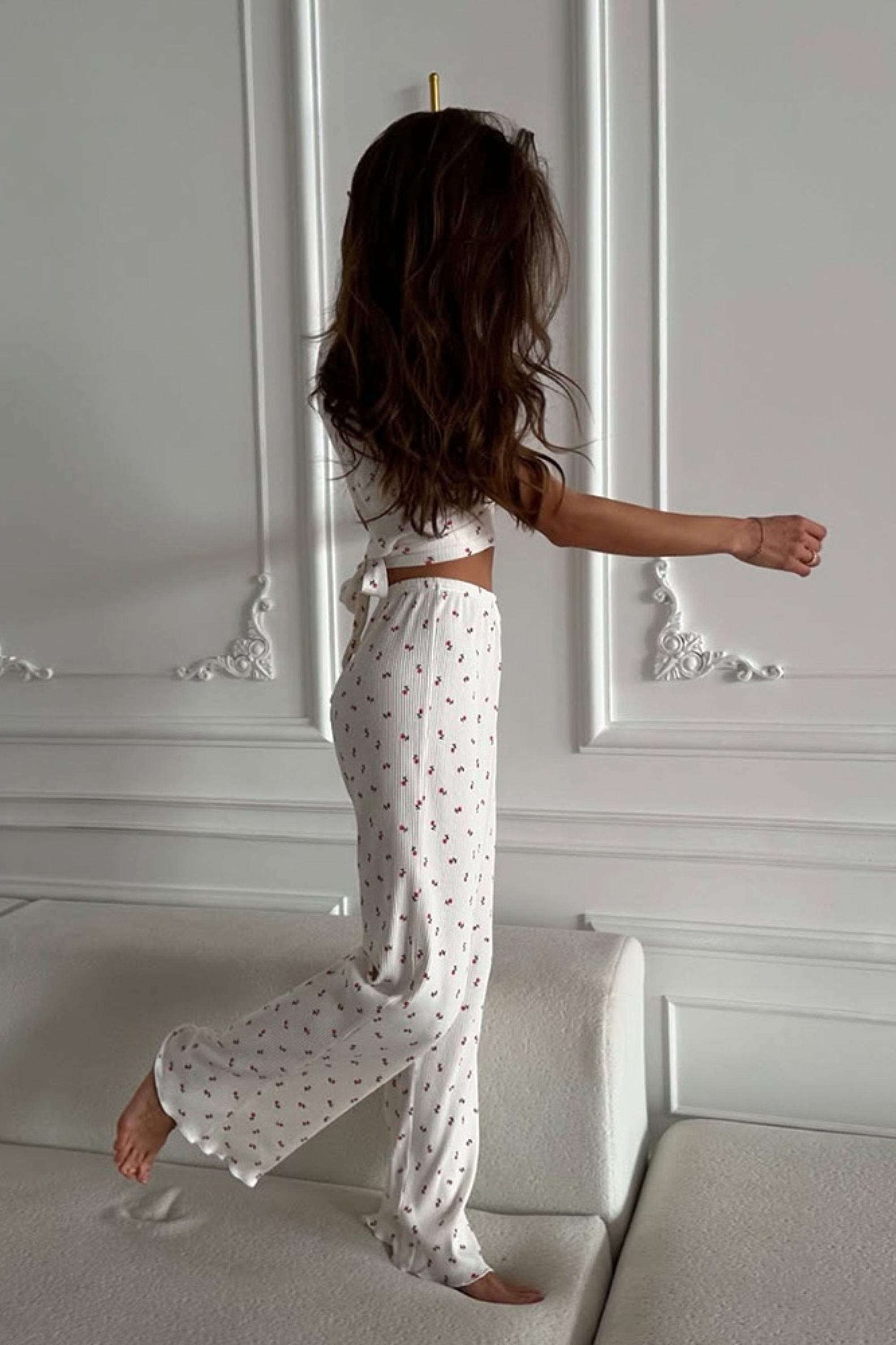 Relaxed Crop Top Lounge Set