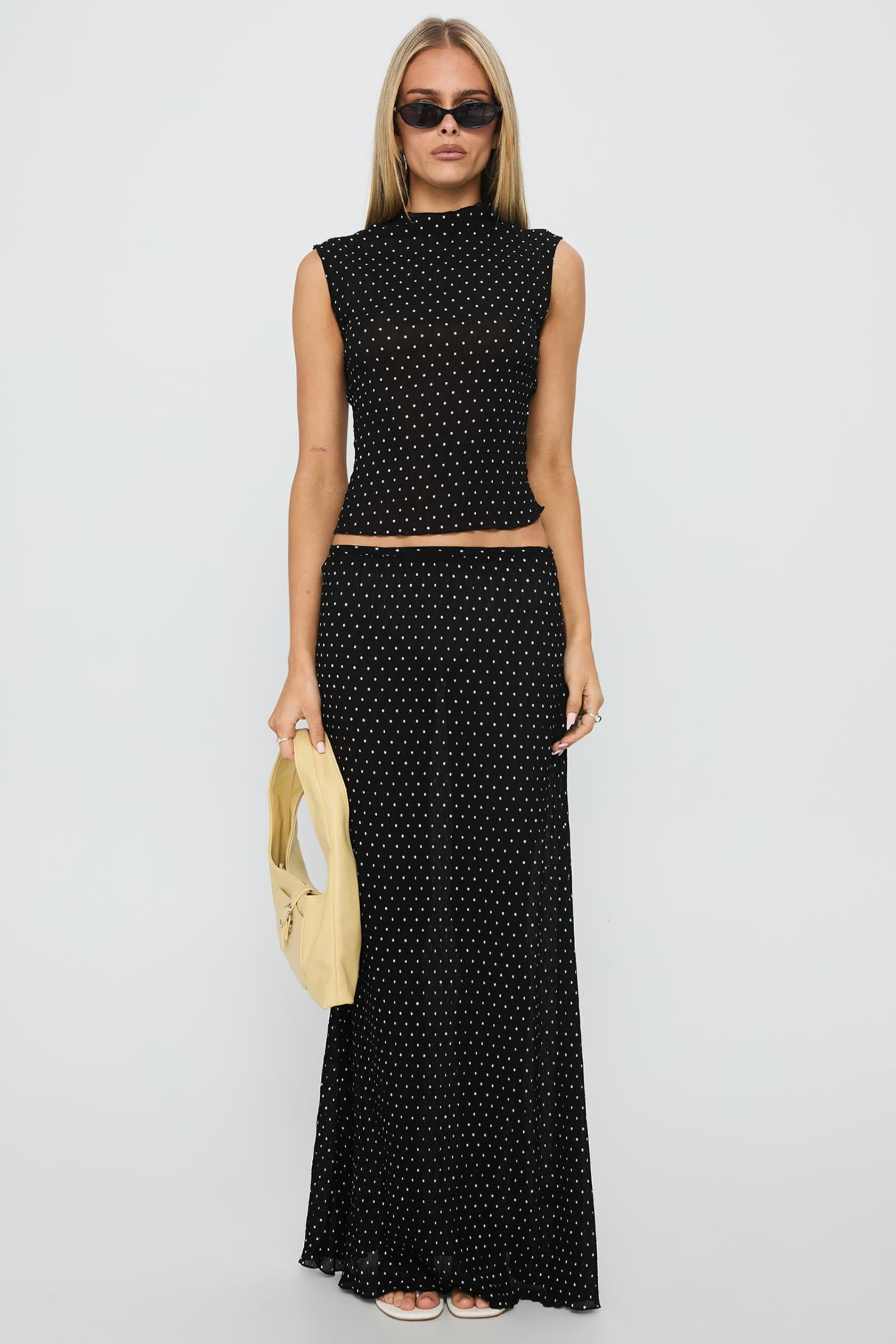 Polka Charm Skirt Set