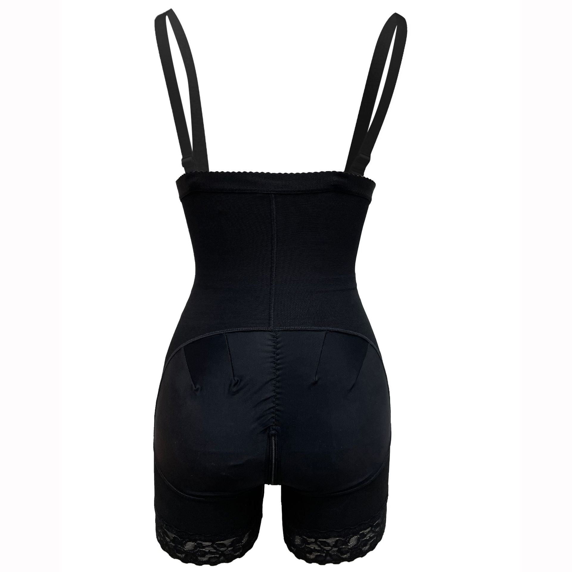 Black Women's Belly And Hip Lift One-piece Shapewear