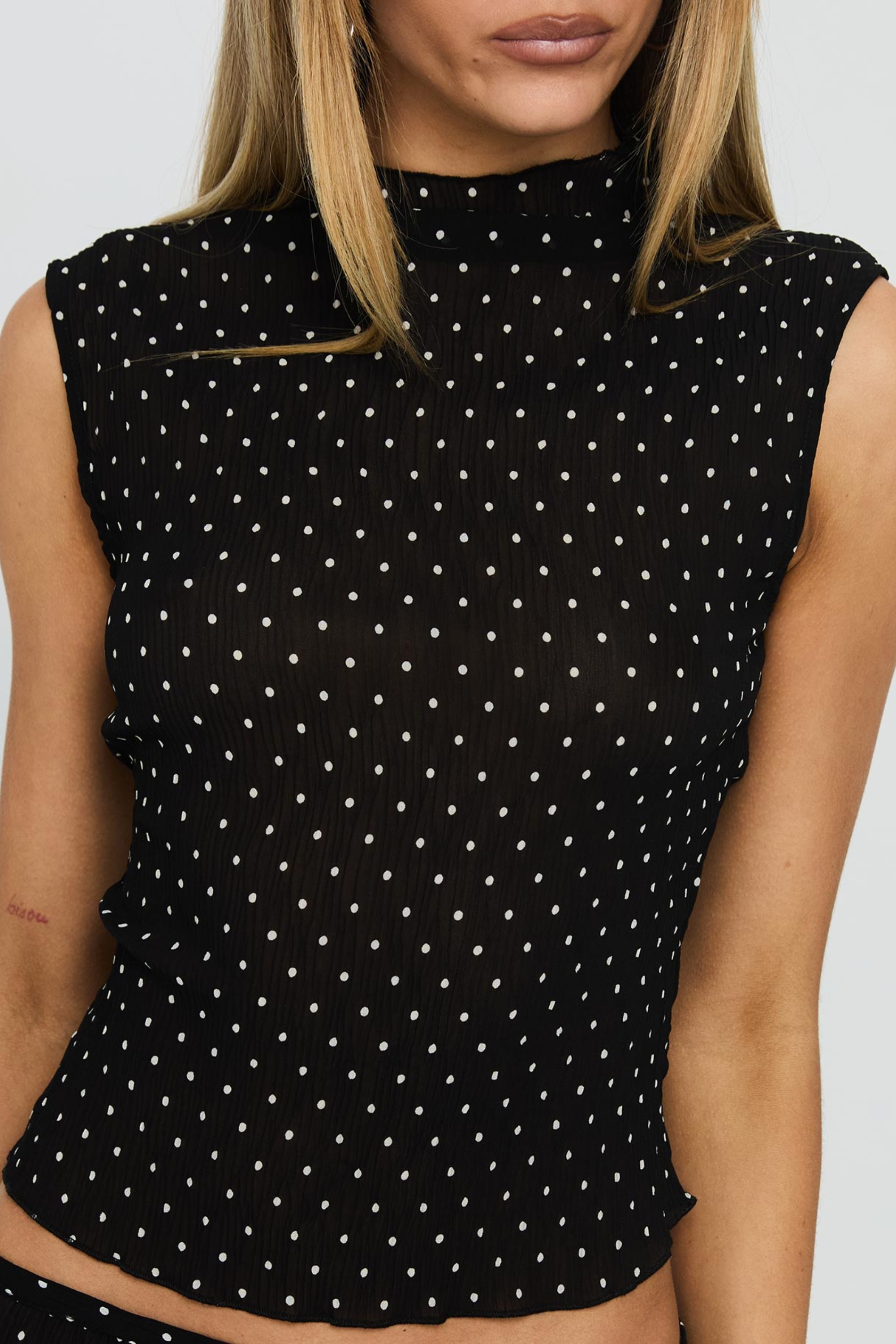 Polka Charm Skirt Set