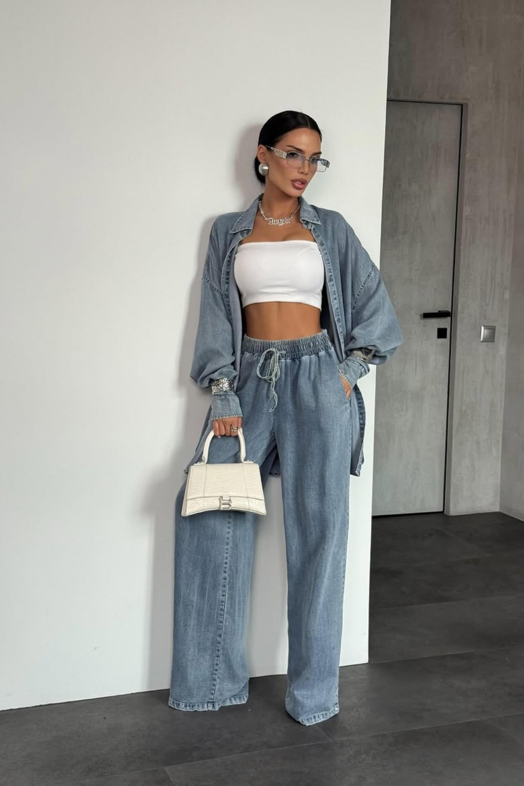 Urban Denim Relaxed Set
