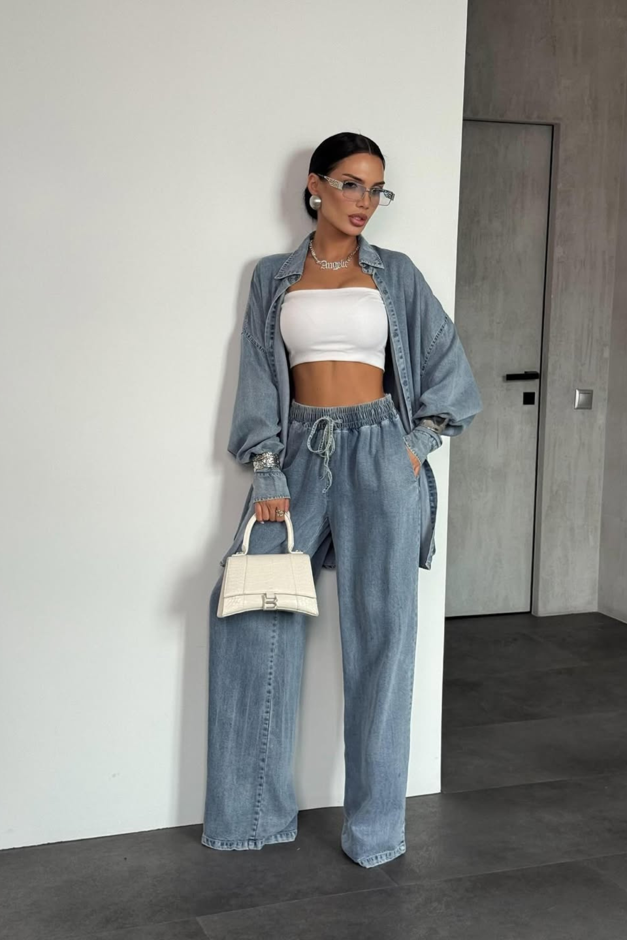 Urban Denim Relaxed Set