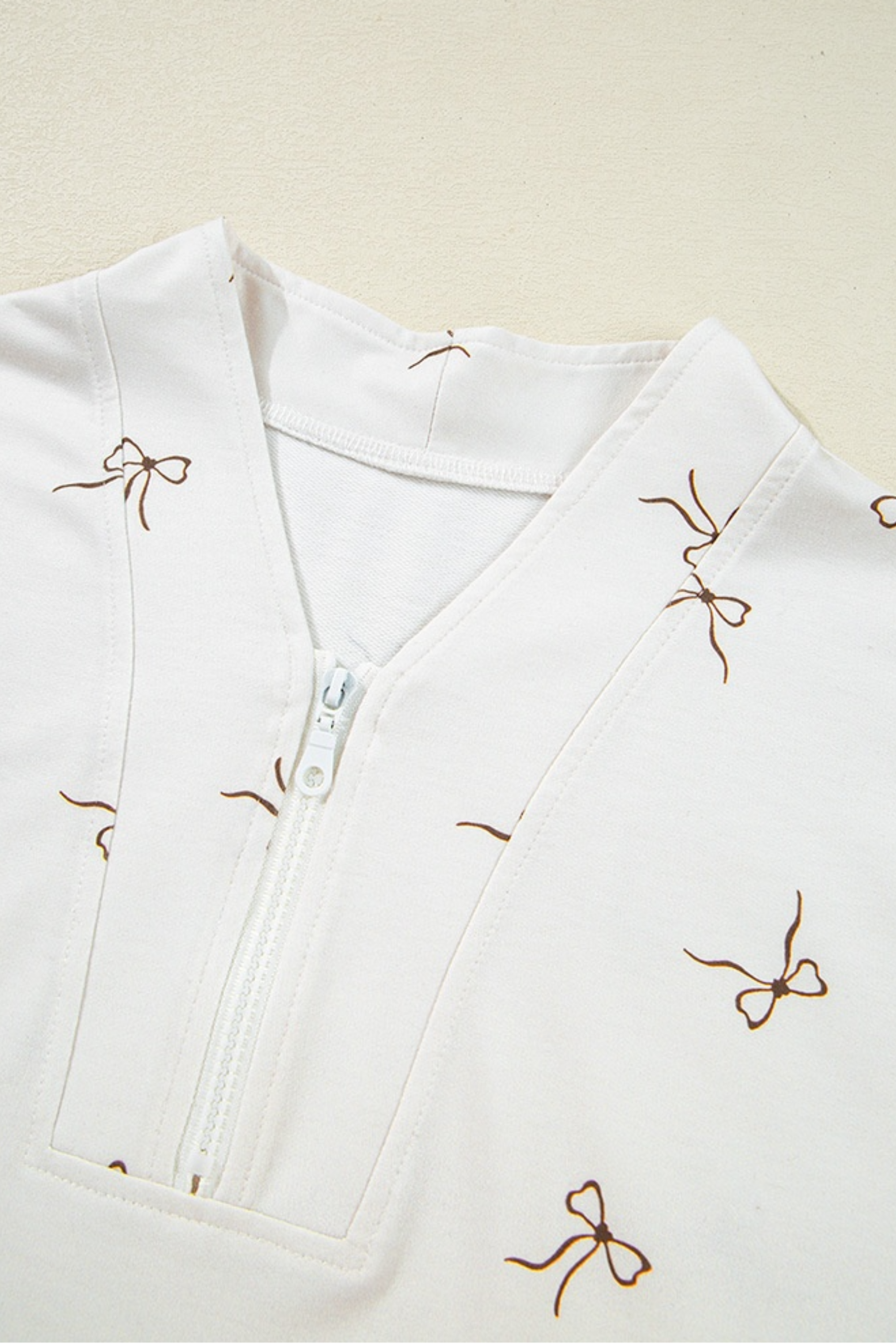 Half Zipper Casual Set