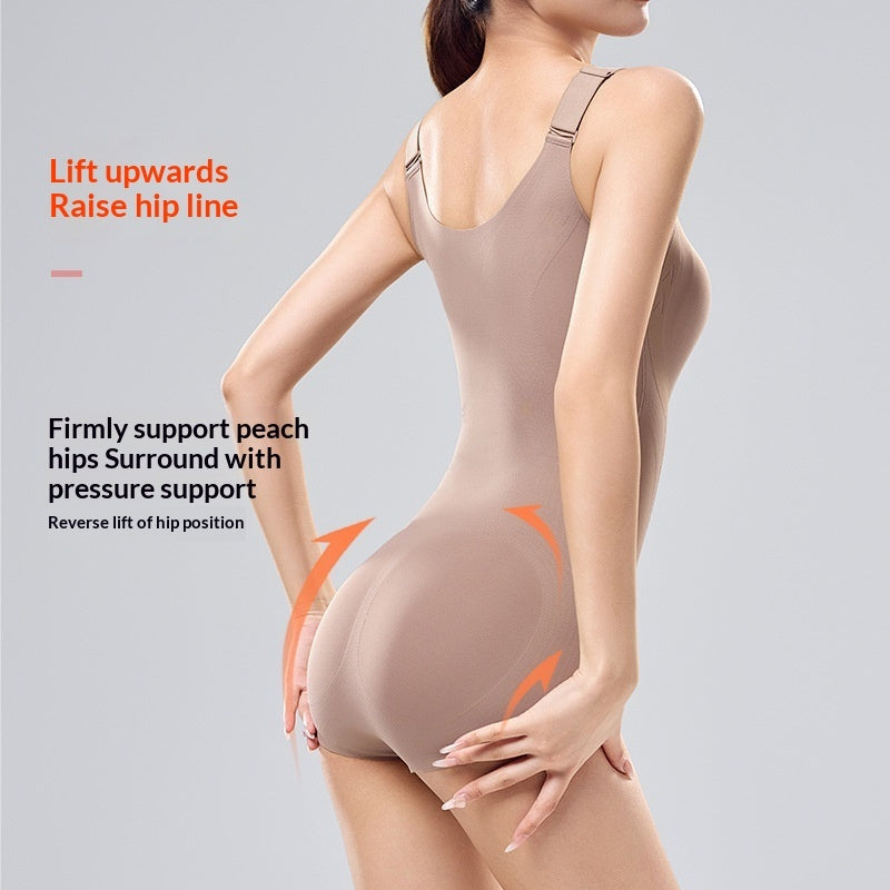 Seamless Push-up Bodysuit Thickened One-piece Shapewear
