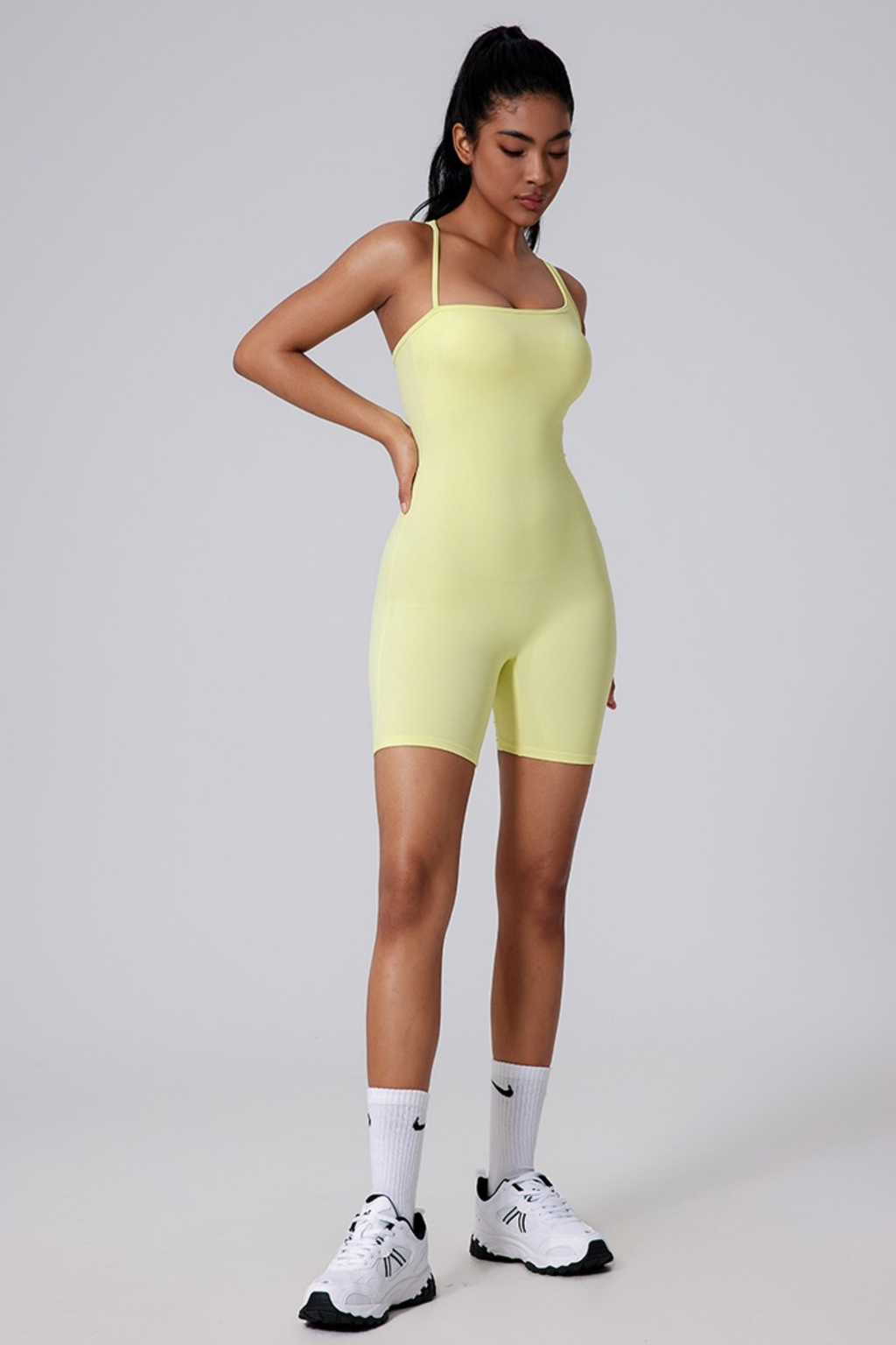 Asymmetry Back Yoga Jumpsuit