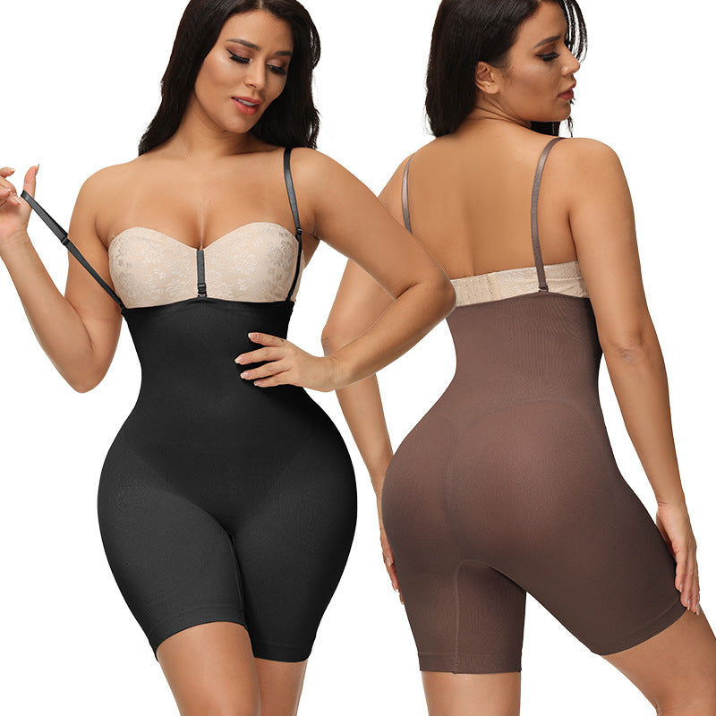 No Trace European And American Cross-border Sling One-piece Shapewear Without