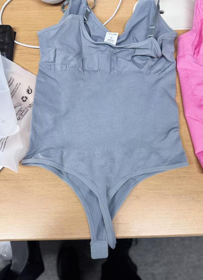 Plus Size Bodybuilding Belly Contraction Shapewear One-piece Seamless T-back