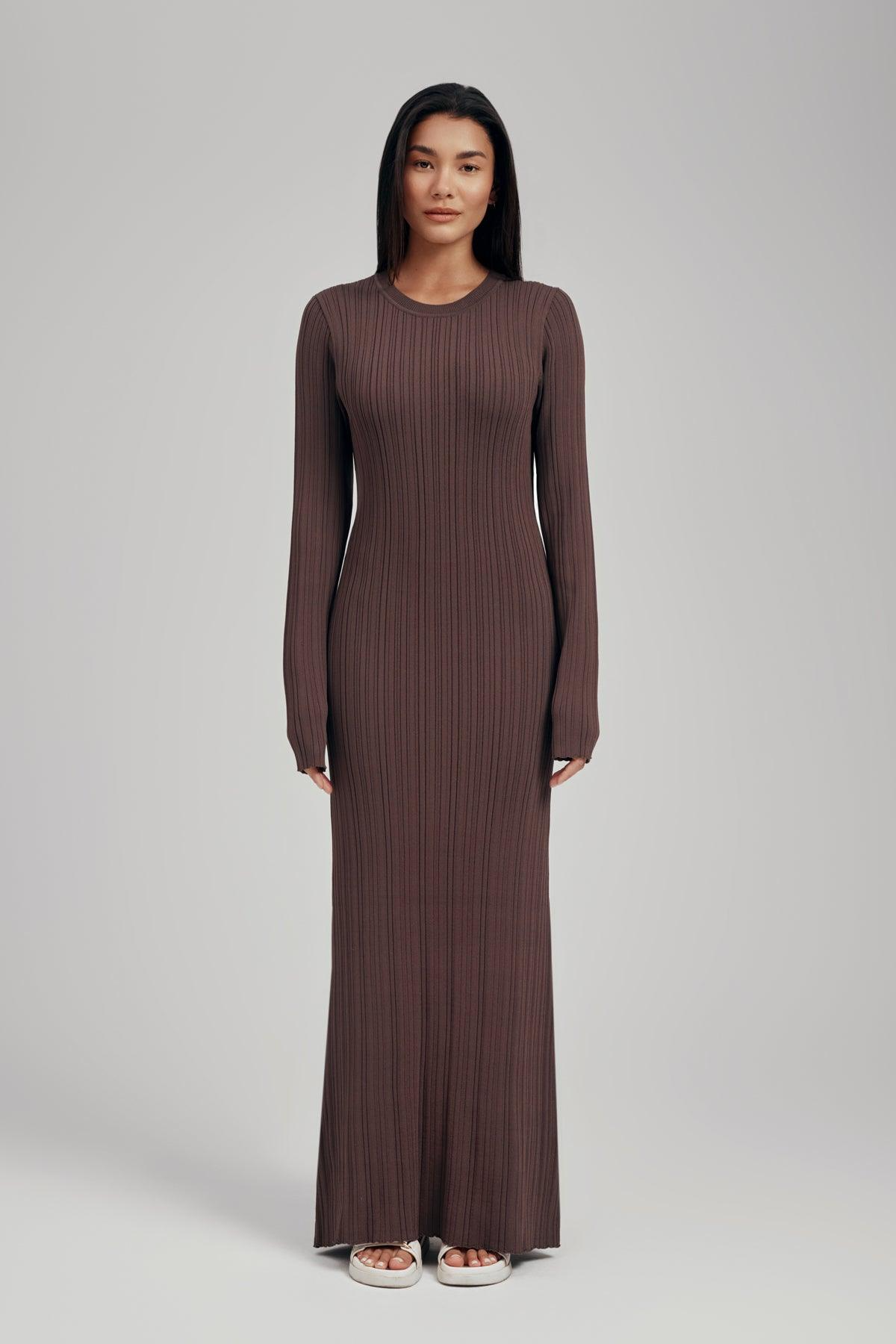 Ribbed Maxi Dress