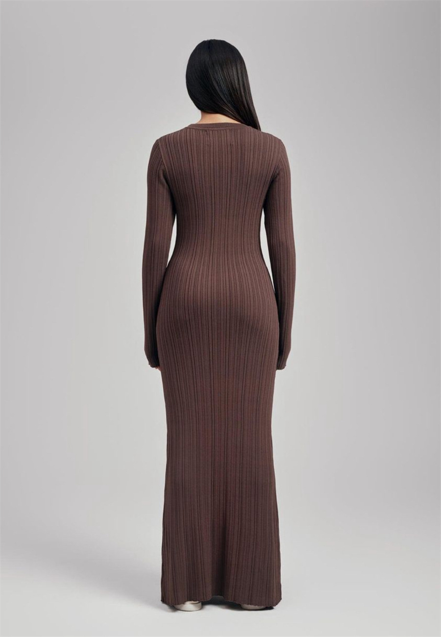 Ribbed Maxi Dress