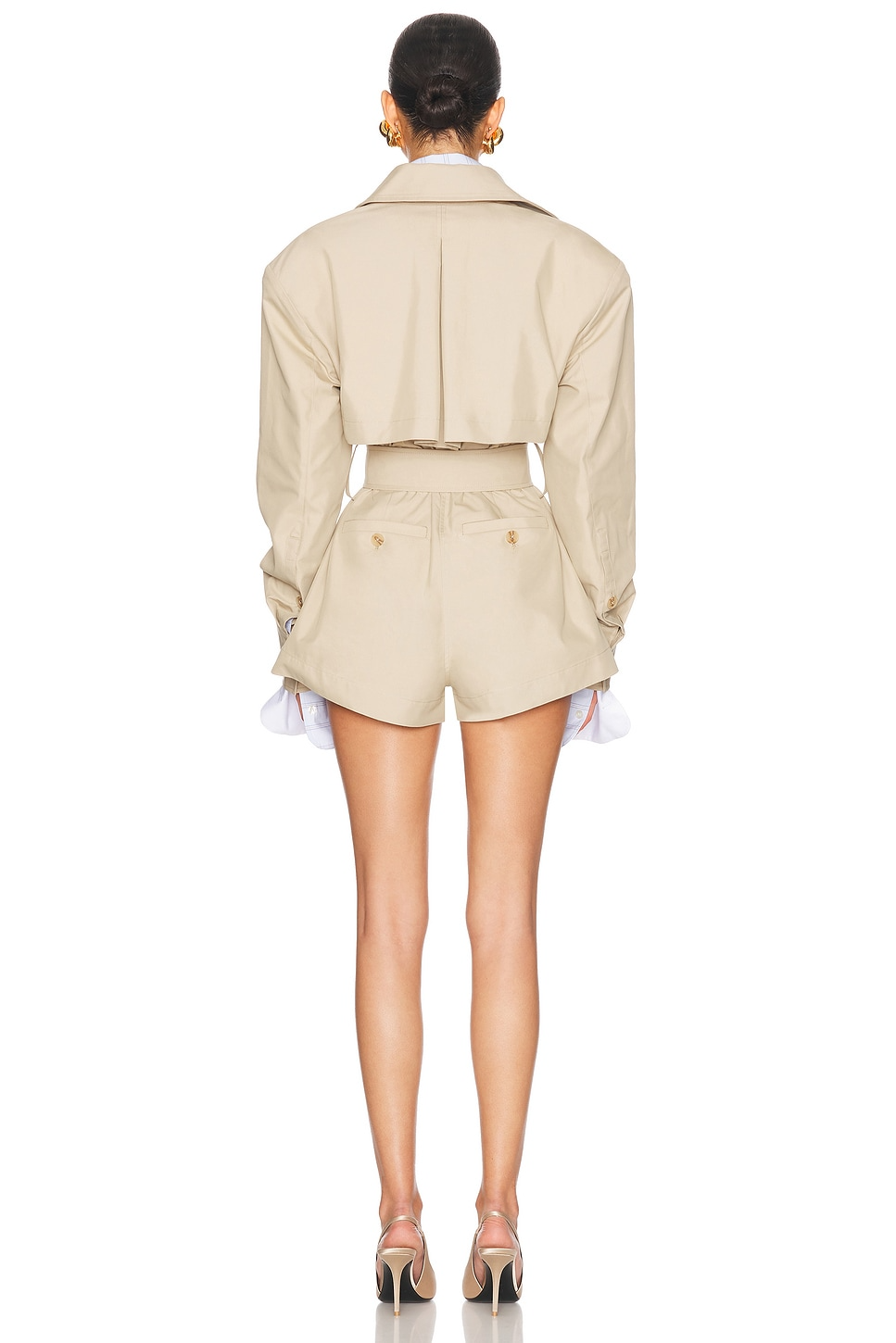 Tailored Trench Shorts