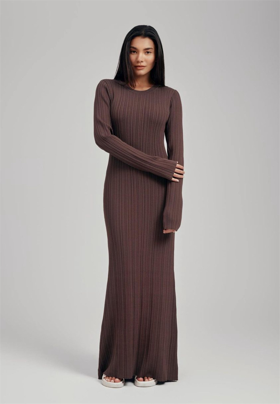 Ribbed Maxi Dress