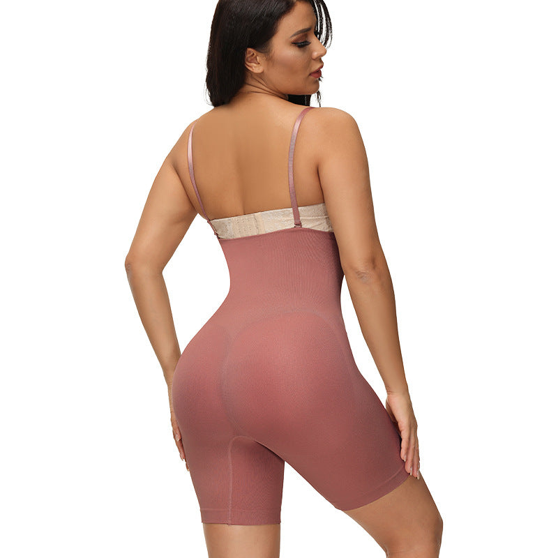 No Trace European And American Cross-border Sling One-piece Shapewear Without