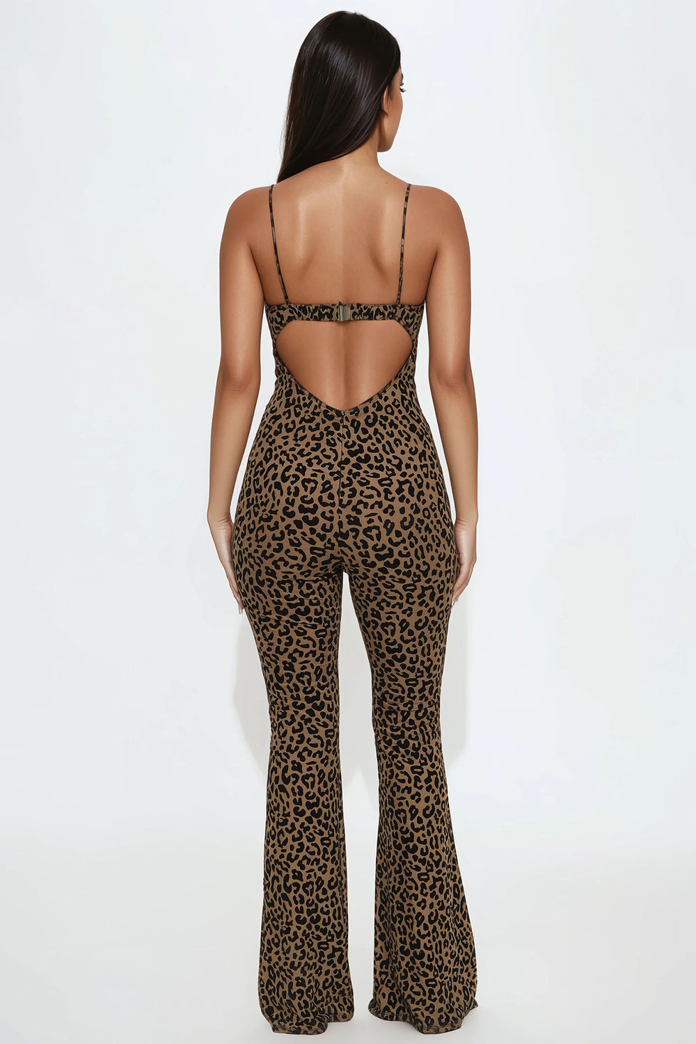 Leopard Print Jumpsuit–Jumpsuits