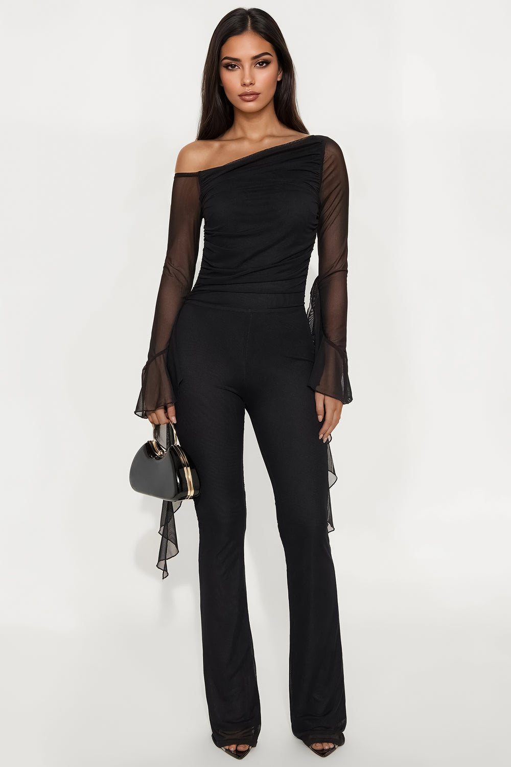 Ribbon Elegance Jumpsuit–Jumpsuits