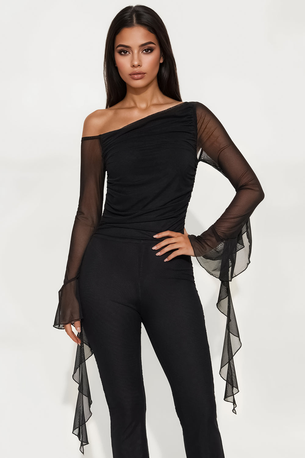 Ribbon Elegance Jumpsuit–Jumpsuits